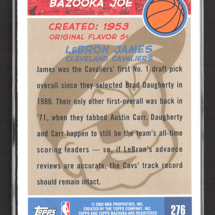 2003 Topps Bazooka LeBron James #276