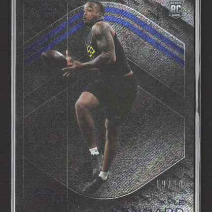 2025 Panini Black Football Kyle Kennard #196 RC /50