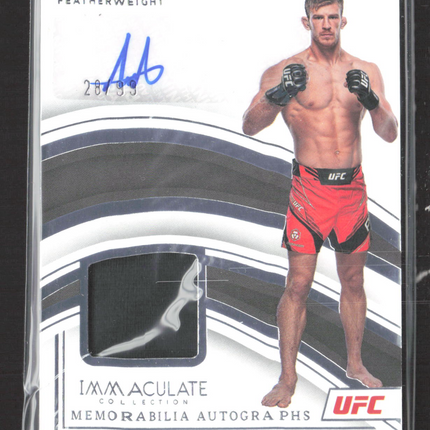 2023 Panini Immaculate Collection UFC Arnold Allen #MA-AAL Patch Auto