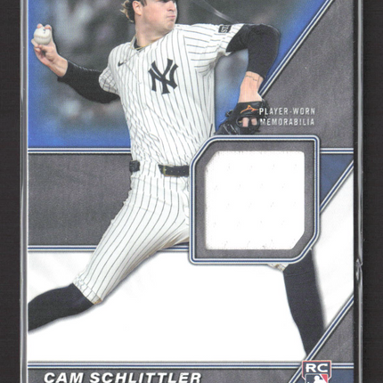 2026 Topps Major League Material Cam Schlittler #MLM2-CSC RC Patch 051/150