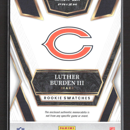 2026 Panini Select Prizm Luther Burden III #RSW-LBN Purple RC Patch