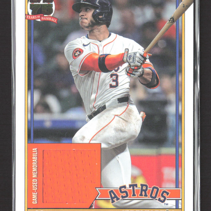 2026 Topps 1991 Jeremy Peña #91R2-JP Game-Used Patch