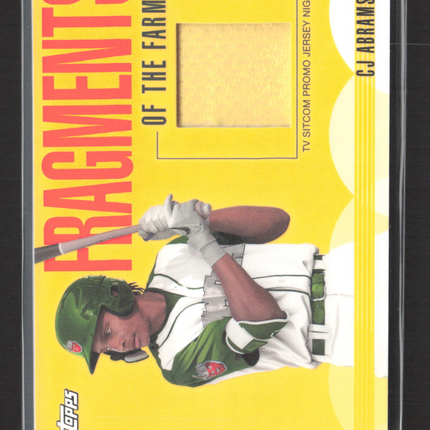 2020 Topps Pro Debut Fragments of the Farm CJ Abrams #FF-DN Patch