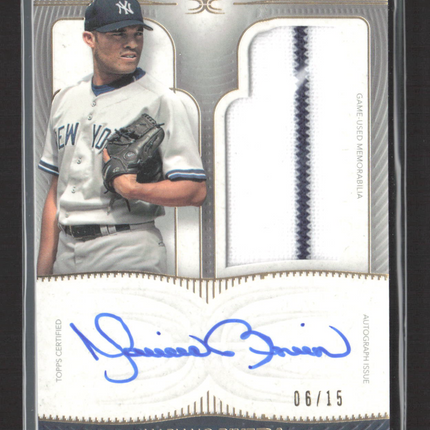 2021 Topps Definitive Collection Mariano Rivera #DARC-MR 06/15 Patch Auto