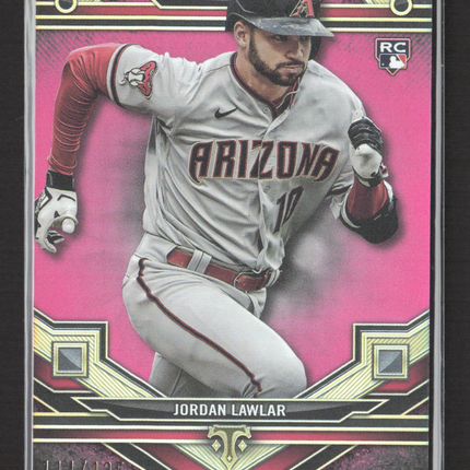2024 Topps Triple Threads Jordan Lawlar #110 Pink RC 114/125