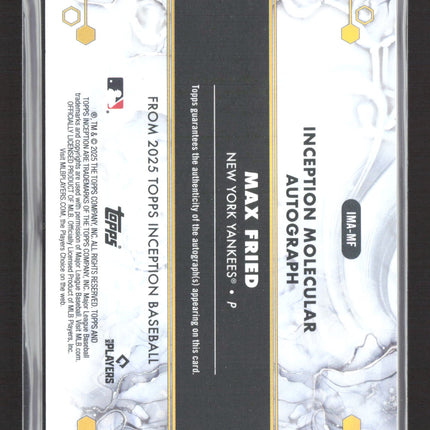 2025 Topps Inception Molecular Max Fried #IMA-MF 32/50 Auto
