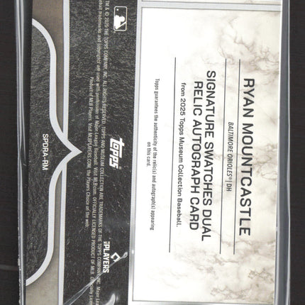 2025 Topps Museum Collection Ryan Mountcastle #SPDRA-RM 229/299 Patch Auto