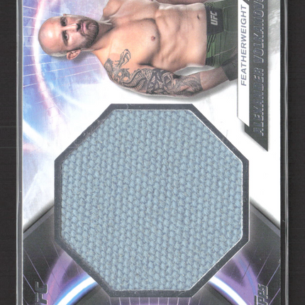 2024 Topps UFC Knockout Alexander Volkanovski #JFM-AV Jumbo Fight Mat Relic