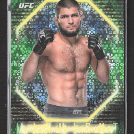 2025 Topps UFC Midnight Khabib Nurmagomedov #92 Green 078/125