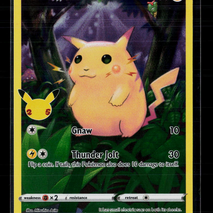Pokemon 2021 Celebrations Pikachu #5/25