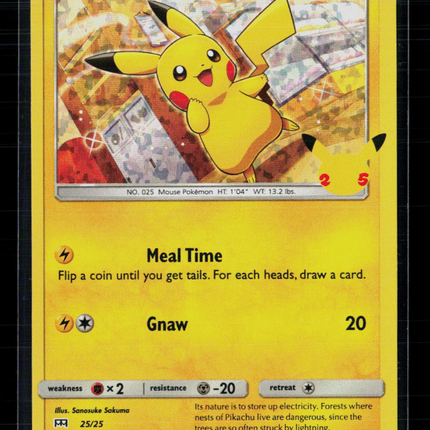 Pokemon 2021 Celebrations Pikachu #25/25