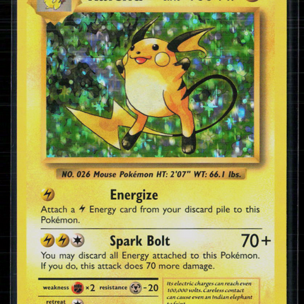 Pokemon 2016 Evolutions Raichu #36/108