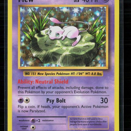 Pokemon 2016 Evolutions Mew #53/108 Holo