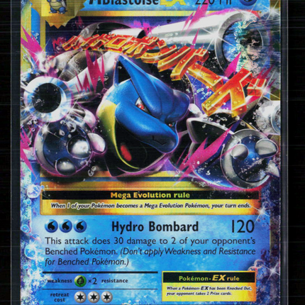 Pokemon 2016 Evolutions M Blastoise-EX #22/108