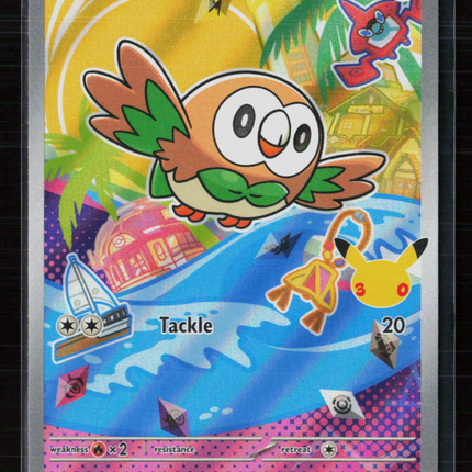 Pokemon Mega Evolution Rowlet #MEP EN 043