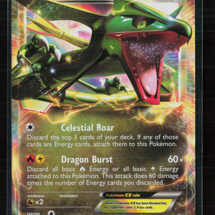 Pokemon 2012 Dragons Exalted Rayquaza EX #85/124