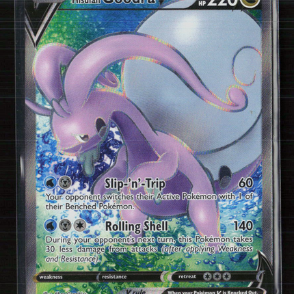 Pokemon 2022 Lost Origin Hisuian Goodra V FA #187/196