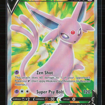 Pokemon 2021 Evolving Skies Espeon V FA #179/203
