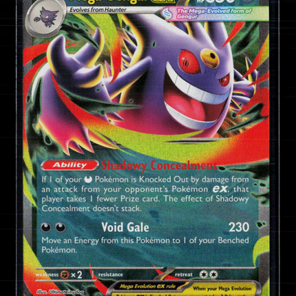 Pokemon Mega Evolution Mega Gengar EX RR #MEP EN 073