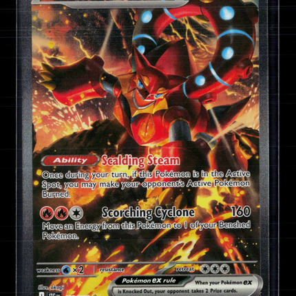 Pokemon 2025 Journey Together Volcanion EX SAR #182/159