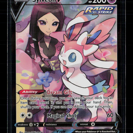 Pokemon 2022 Brilliant Stars Sylveon V FA CSR #TG14/TG30