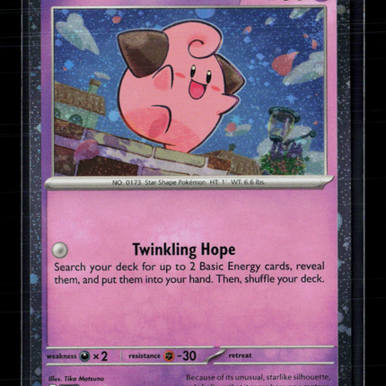 Pokemon Scarlet & Violet Cleffa #SVP EN 095