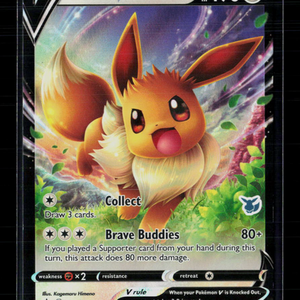 Pokemon 2020 Sword & Shield Eevee V #SWSH065
