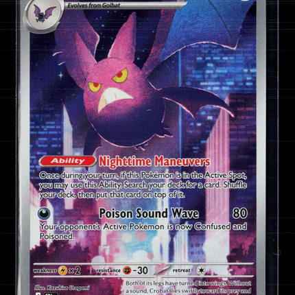 Pokemon 2026 Chaos Rising Crobat #93/86