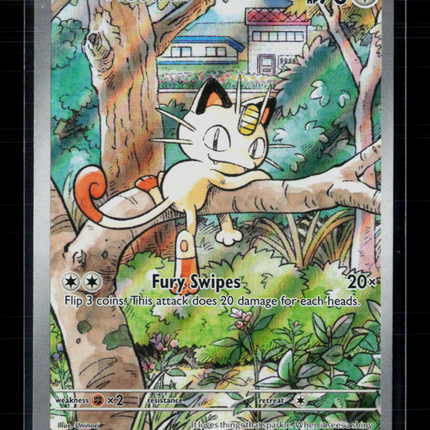 Pokemon 2025 Mega Evolution – Phantasmal Flames Meowth #106/94