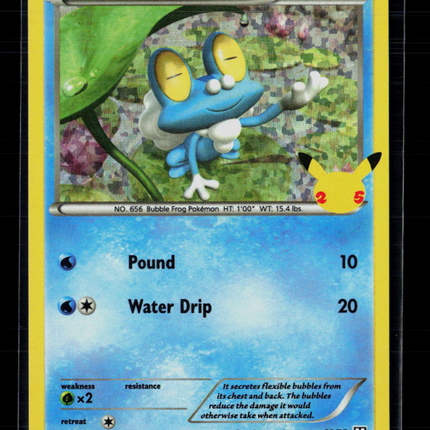 Pokemon 2021 McDonald's Collection Froakie #22/25