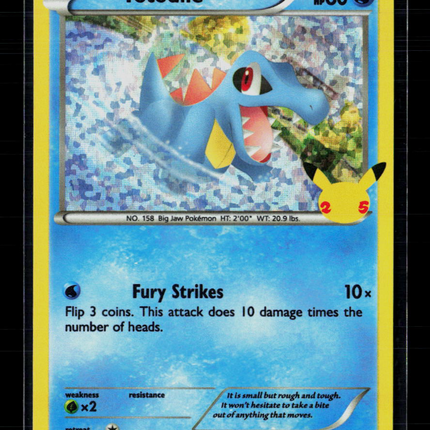 Pokemon 2021 Celebrations Totodile #18/25 McDonald's