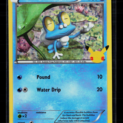 Pokemon 2021 Celebrations Froakie #22/25 McDonald's