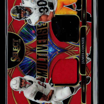 2026 Panini Select Multiverse James Conner #MVJ-JCR Memorabilia Dual Patch