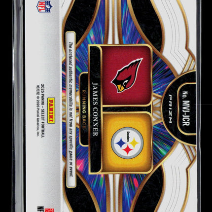 2026 Panini Select Multiverse James Conner #MVJ-JCR Memorabilia Dual Patch