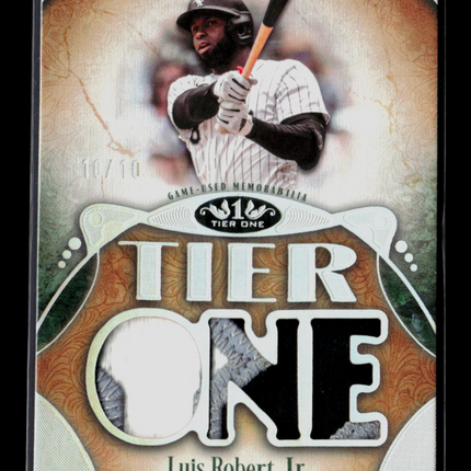 2026 Topps Tier One Luis Robert Jr. #T1RD-LR Die-Cut Patch 10/10