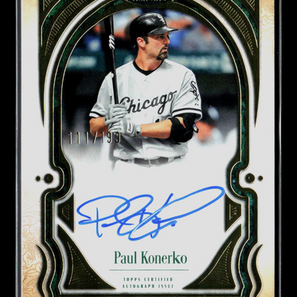 2026 Topps Tier One Paul Konerko #TITA-PK 111/199 Auto