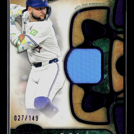2026 Topps Tier One Bo Bichette #T1R-BBI 027/149 Relic Jersey