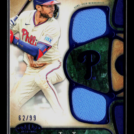 2026 Topps Tier One Trea Turner #T1R-TT 62/99 Jersey Dual Relic