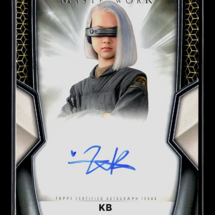 2025 Topps Star Wars Masterwork Kyriana Kratter as KB Auto #A-KB