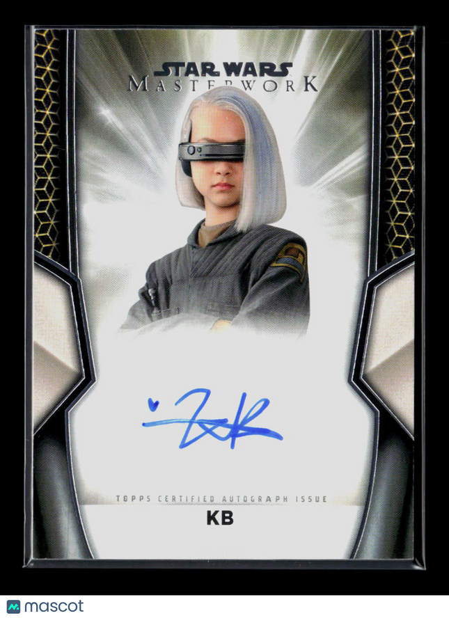 2025 Topps Star Wars Masterwork Kyriana Kratter as KB Auto #A-KB