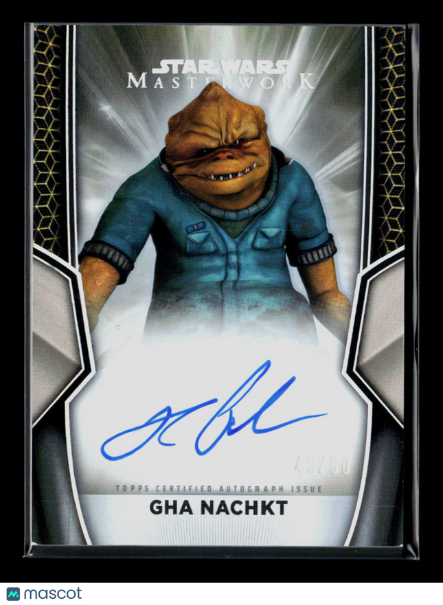 2025 Topps Star Wars Masterwork Ron Perlmanas Gha Nachkt Auto 49/50 #A-GN