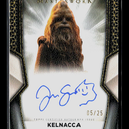2025 Topps Star Wars Masterwork Joonas Suotamo as Kelnacca 05/25 #A-C