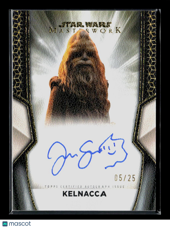 2025 Topps Star Wars Masterwork Joonas Suotamo as Kelnacca 05/25 #A-C