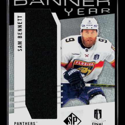 2026 Upper Deck SP Game Used Banner Year Sam Bennett #BYSC-SB Memorabilia