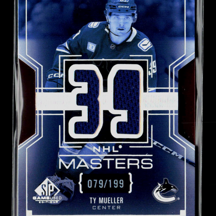 2026 SP Game Used Ty Mueller #NM-63 Jersey 079/199
