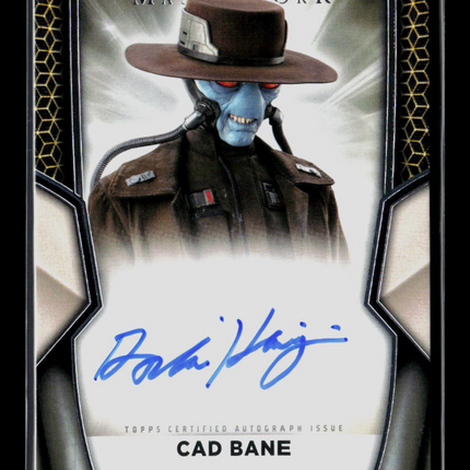 2025 Topps Star Wars Masterwork Dorian Kingi as Cad Bane auto #A-DO