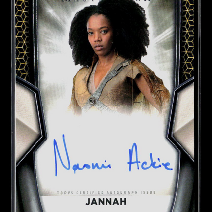 2025 Topps Star Wars Masterwork Naomi Ackie as Jannah Autograph #A-NA