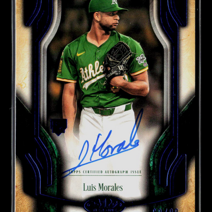 2026 Topps Tier One Luis Morales #BOA-LM Blue 69/99 Auto
