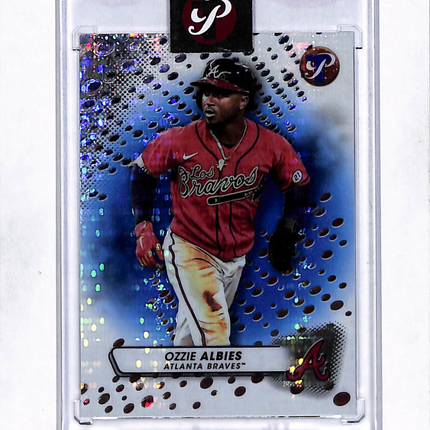 2023 Topps Pristine Ozzie Albies #198 Blue 73/75