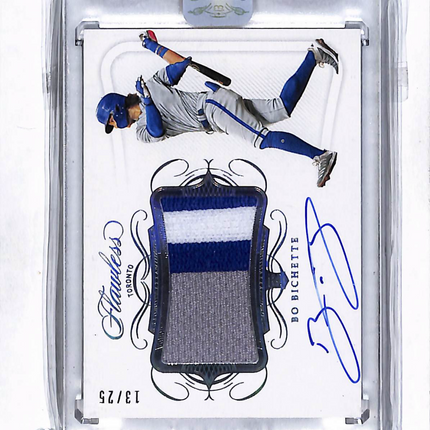 2020 Panini Flawless Bo Bichette #H-BB Patch Auto /25
